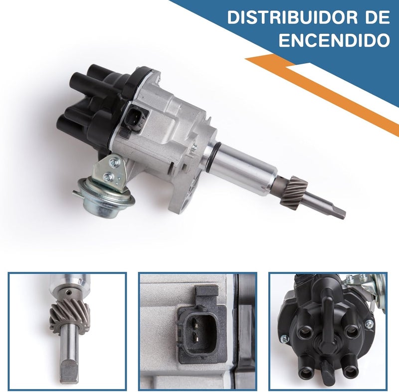 Baxzl Ignition Distributor for Nissan H20 H20-II H20-2 H25 K15 K25 for Komatsu TCM Forklift Replaces 22100-50K10 22100-50K15 22100-60K15 N-22100-60K15 N-22100-FU310 - Image 4